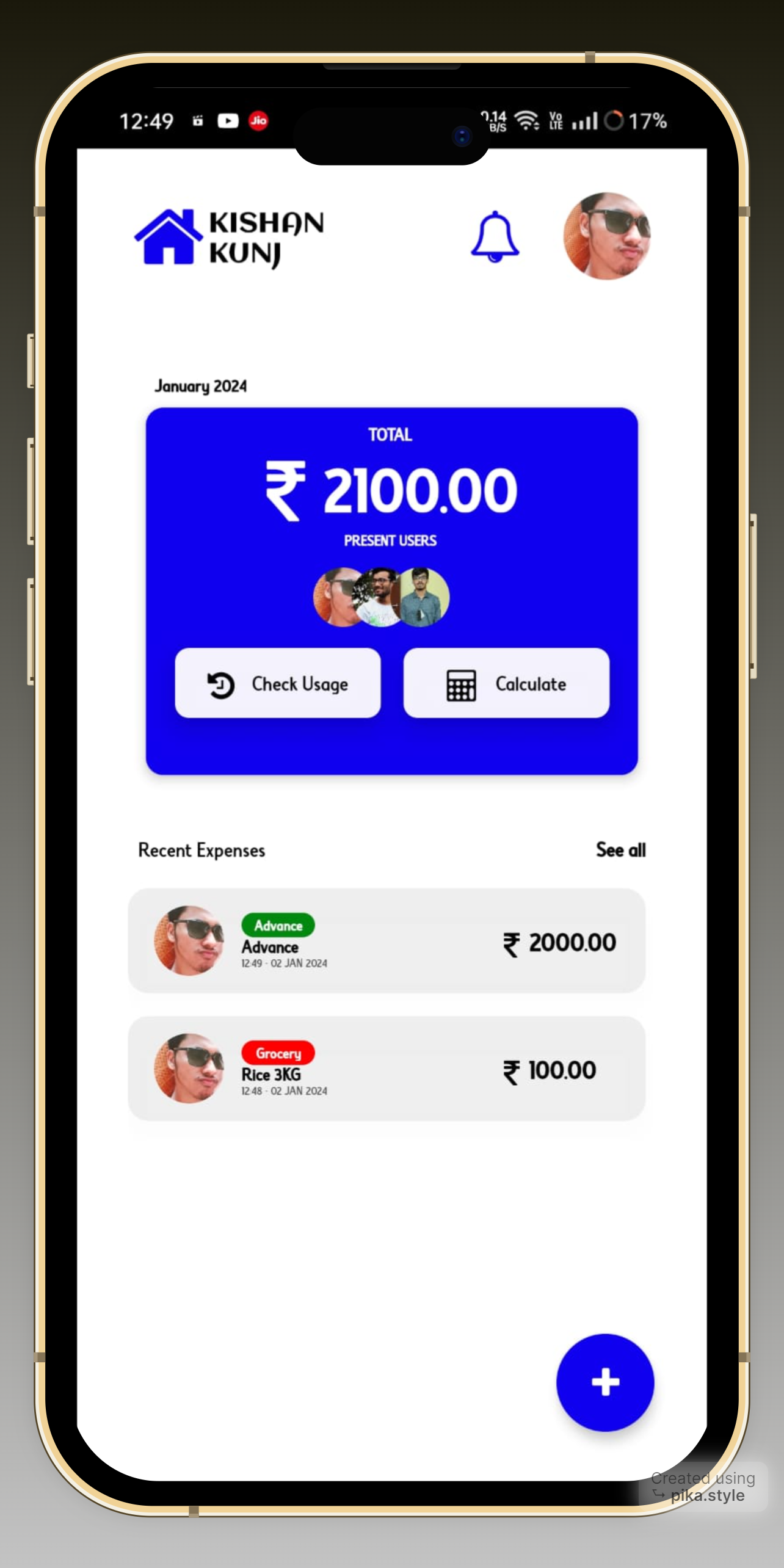 KishanKunj - Mobile App